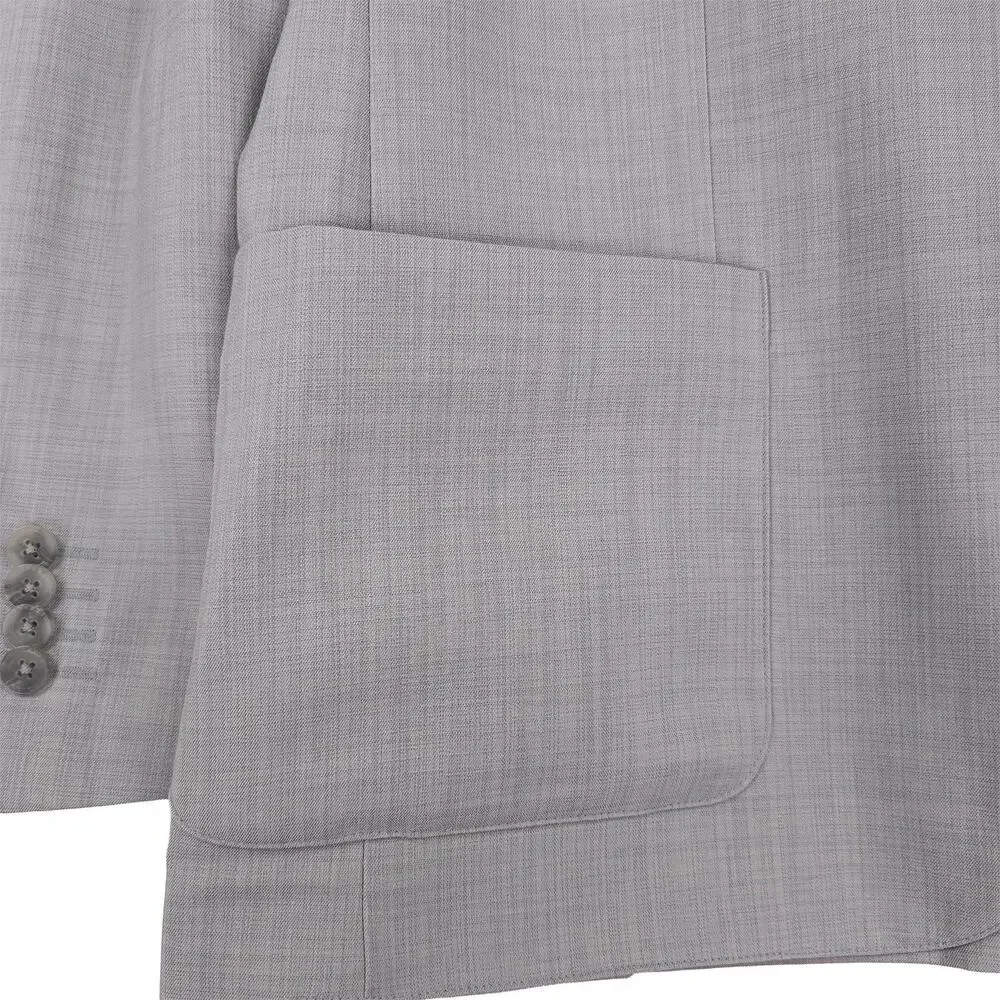 Alfani Mens Slim Fit Blazer Sz Large Light Grey Lightweight Stretch *Defect*